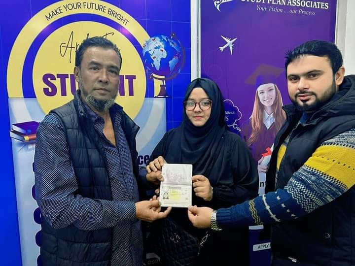 স্টাডি প্লান এসোসিয়েট'স এর আরো একটা স্টুডেন্ট ভিসা সাকসেস